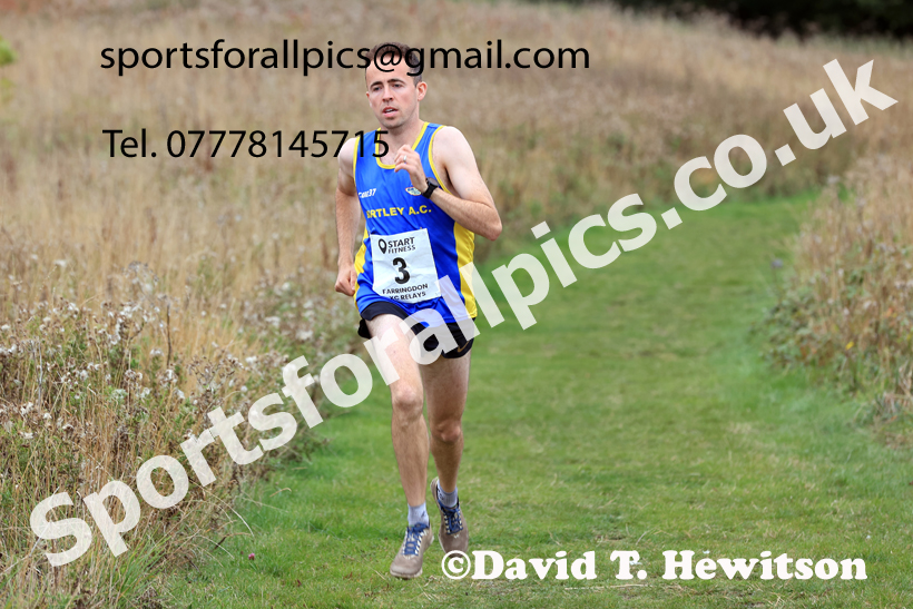 Senior Mens Relay, 2025 Farringdon Cross Country Relays, Sunderland. Photo: David T. Hewitson/Sports for All Pics